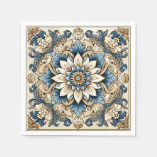 Vintages Dekorationsdesign Serviette