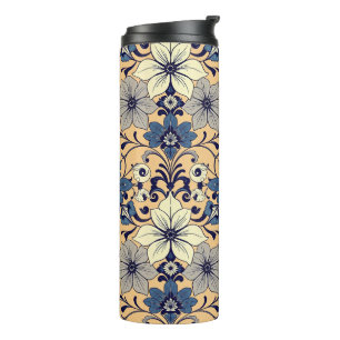 Vintages Dekorationsdesign Thermosbecher