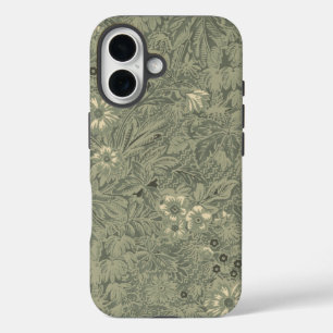 Vintages Dekorationsmuster rustikales botanisches  iPhone 16 Hülle