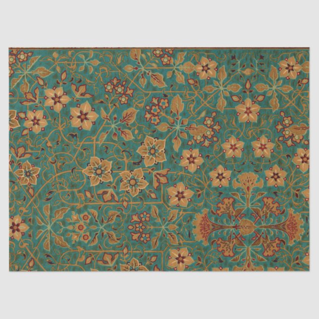 Vintages Dekorationsmuster Seidenpapier (Vorderseite)