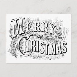 Vintages Dekorativ Frohe Weihnachtsfarbe Me Drehbu Postkarte
