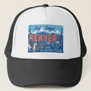 Vintages Denver Colorado Truckerkappe