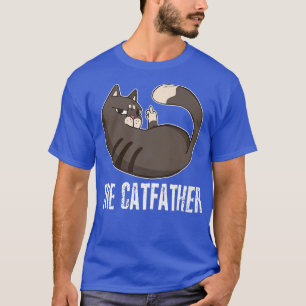 Vintages Design Das KatvaterT-Shirt Niedlich Katze T-Shirt