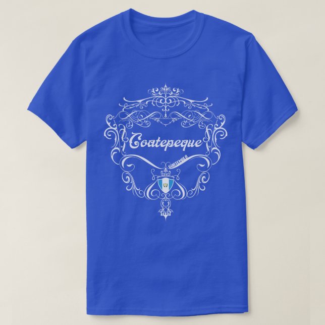 Vintages Design der Coatepeque 1 T-Shirt (Design vorne)