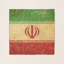 Vintages Design der iranischen Flagge