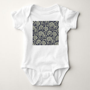 Vintages Design des indischen Blumengrunds Baby Strampler