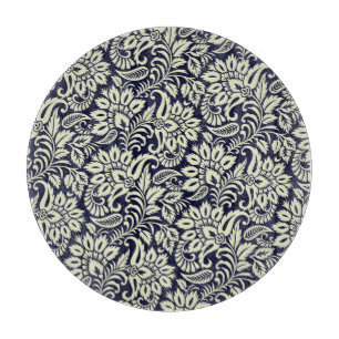 Vintages Design des indischen Blumengrunds Schneidebrett