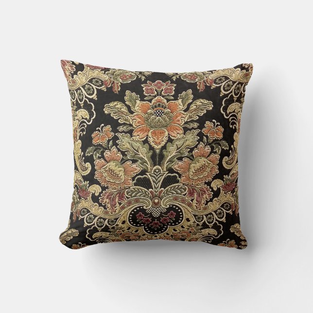 Vintages Design Florpilz Kissen (Vorderseite)