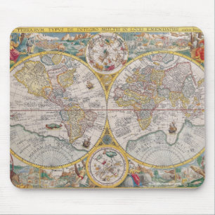 Vintages Design für Geschichtsliebhaber der Alten Mousepad