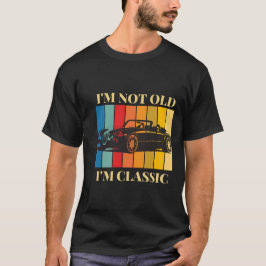Vintages Design für klassische Autos Ich bin nicht T-Shirt