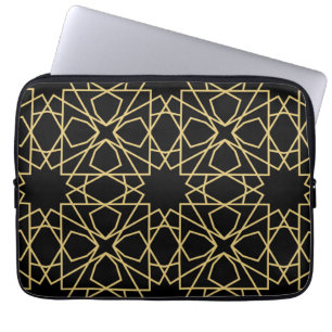 Vintages Design islamischer geometrischer Muster Laptopschutzhülle