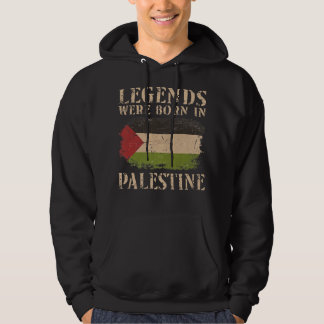 Vintages Design Palästinensische Flagge Premium Hoodie