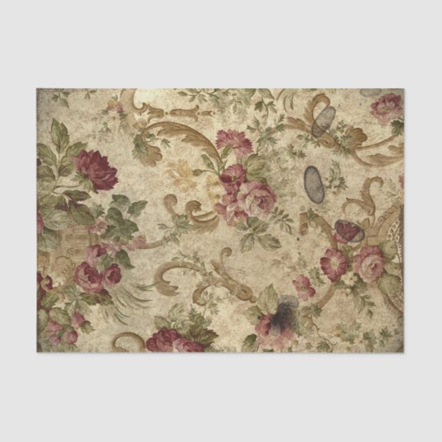 Vintages Design Seidenpapier (Vorderseite)