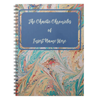 Vintages Design-Themed-Notebook mit individueller Notizblock