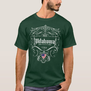 Vintages Design von Oklahoma 1 T-Shirt