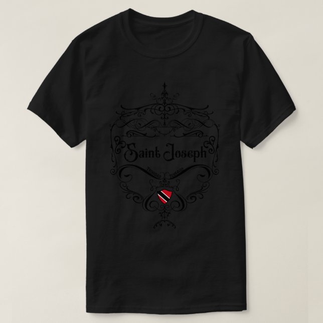Vintages Design von Saint Joseph T-Shirt (Design vorne)
