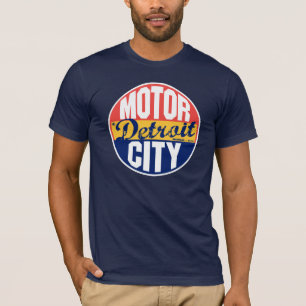 Vintages Detroit-Label T-Shirt