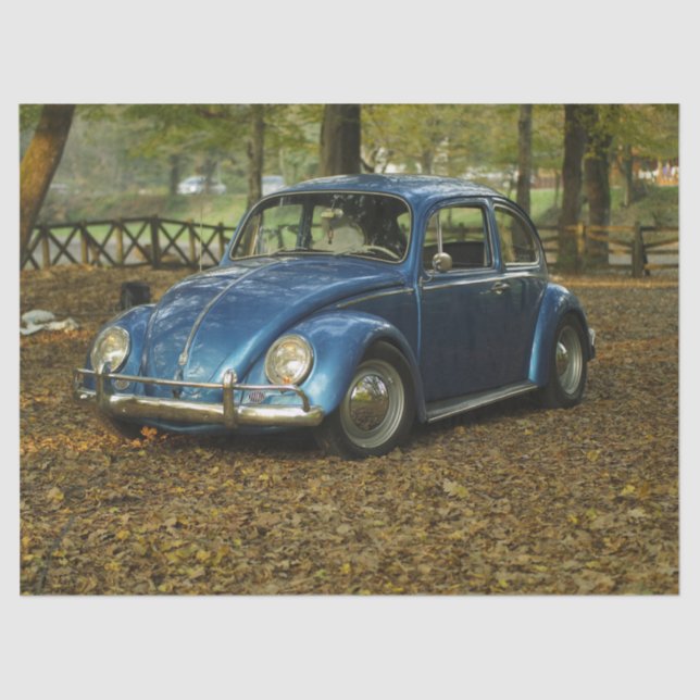 Vintages deutsches Papiertaschentuch Seidenpapier (Vorderseite)