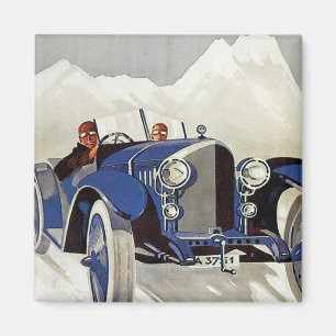 Vintages deutsches Rennrennen Magnet