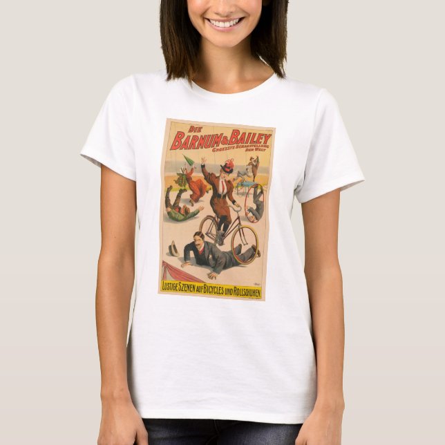 Vintages deutsches Zirkusposter der Künstler, 1900 T-Shirt (Vorderseite)