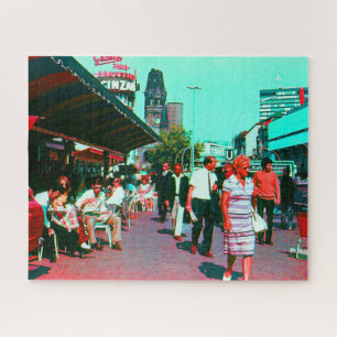 Vintages Deutschland Berlin Kurfürstendamm Puzzle