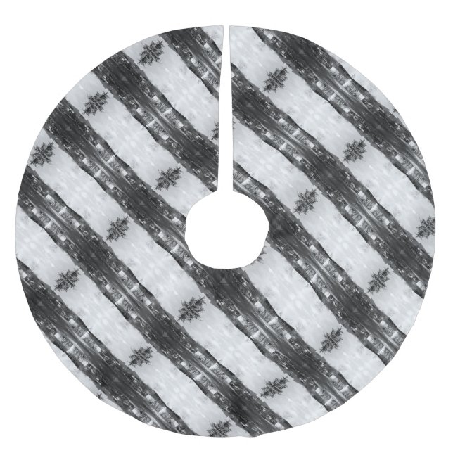 Vintages Deutschland Berlin Neue Nationalgalerie Polyester Weihnachtsbaumdecke (Vorderseite)