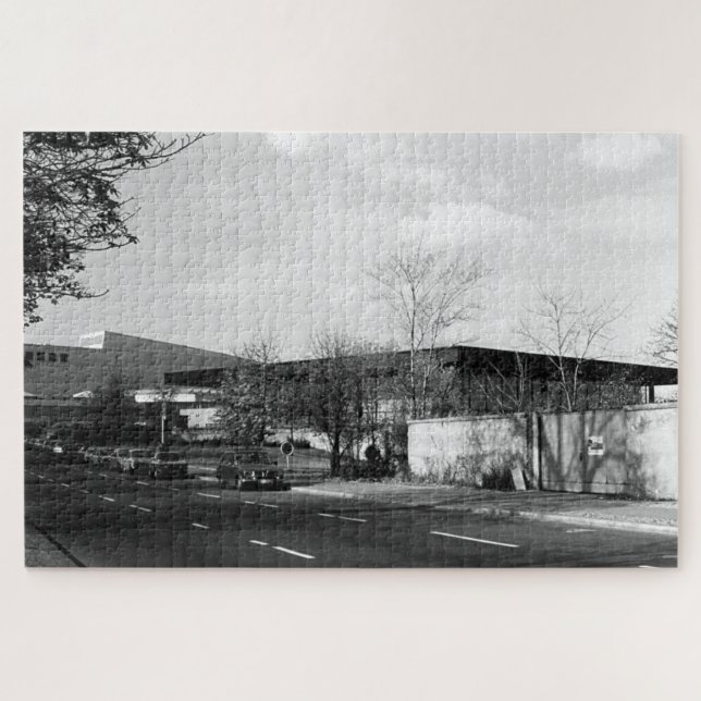 Vintages Deutschland Berlin Neue Nationalgalerie Puzzle (Horizontal)