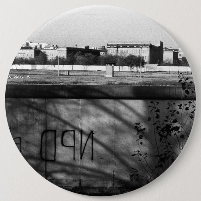 Vintages Deutschland - Berliner Mauer 1970 Button (Vorderseite)