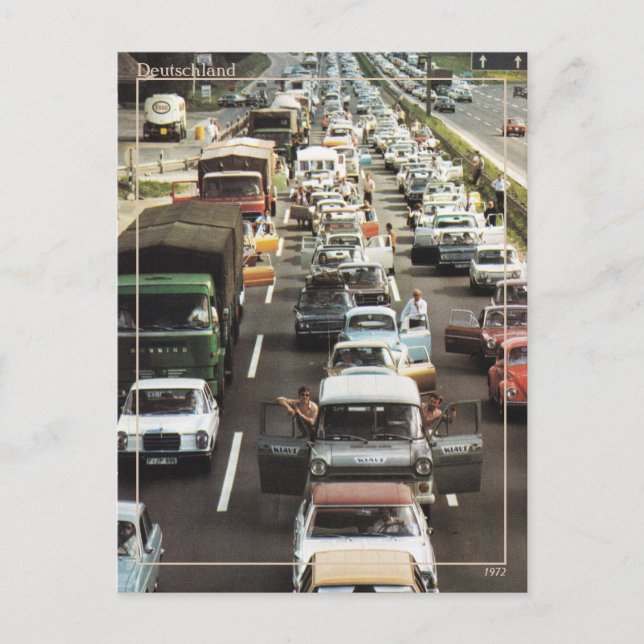 Vintages Deutschland Foto der 1970er Jahre Postkarte (Vorderseite)