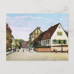 Vintages Deutschland, Germersheim Fischerstrasse Postkarte