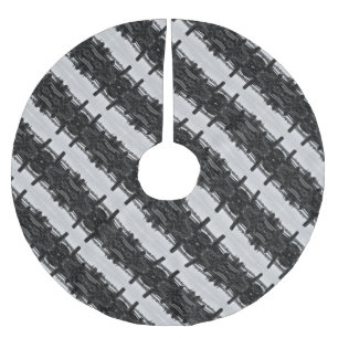 Vintages Deutschland München Deutsches Museum Polyester Weihnachtsbaumdecke