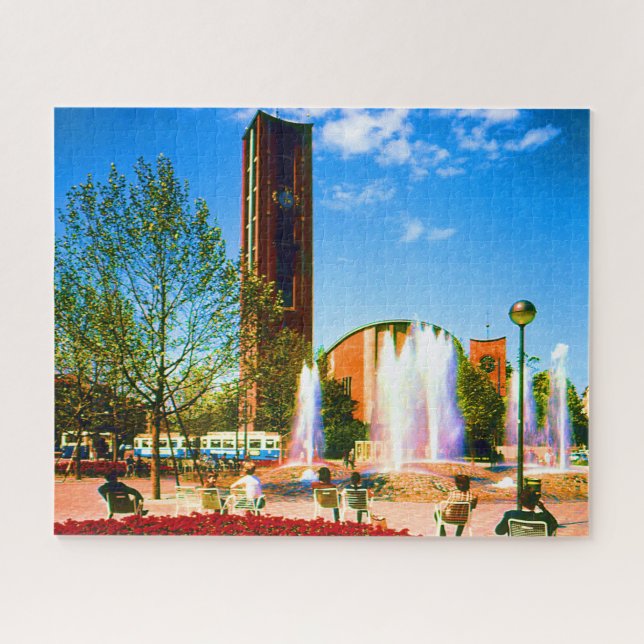 Vintages Deutschland München sendlinger platz Matt Puzzle (Horizontal)