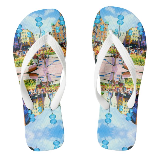 Vintages Deutschland München Towngate Karistor Flip Flops (Fußbett)