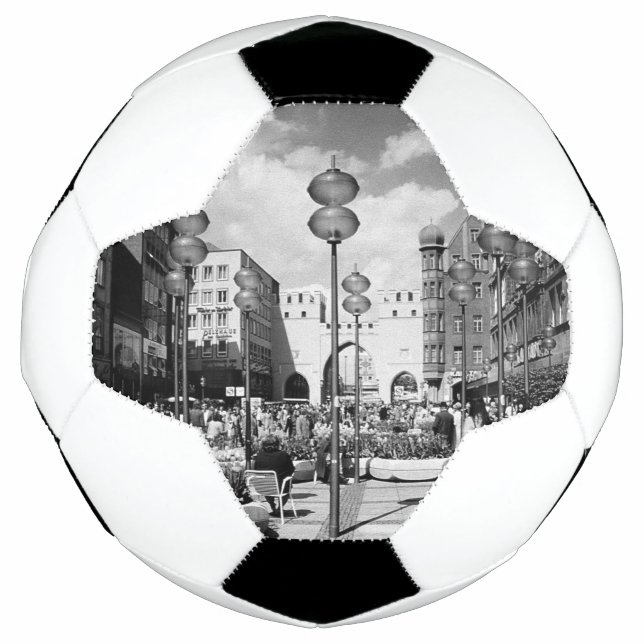 Vintages Deutschland München Towngate Karistor Lar Fußball (Vorderseite)