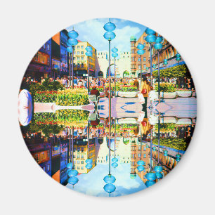 Vintages Deutschland München Towngate Karistor Magnet