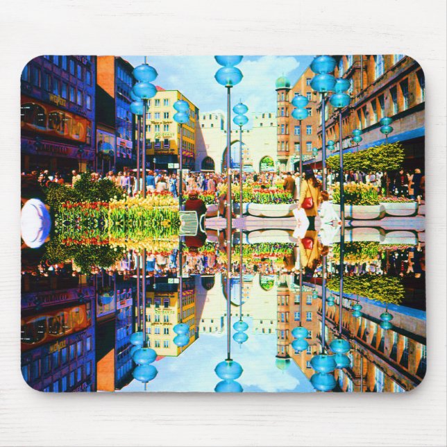 Vintages Deutschland München Towngate Karistor Mousepad (Vorne)