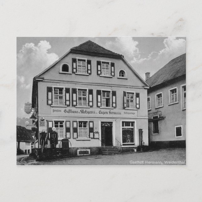 Vintages Deutschland Postkarte (Vorderseite)