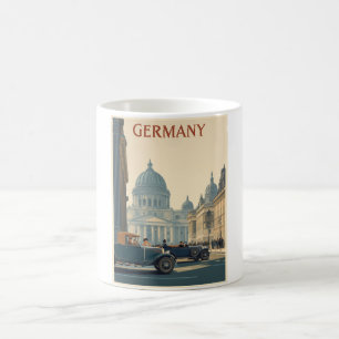 Vintages Deutschland Reisen - Berlin Stadtbild Kun Kaffeetasse
