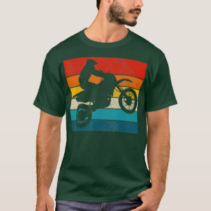 Vintages Dirt Bike Motocross MX Enduro Retro Gesch T-Shirt