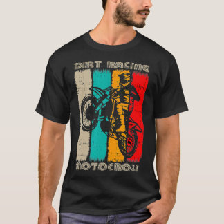 Vintages Dirt Racing Motocross-Design T-Shirt