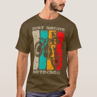 Vintages Dirt Racing Motocross-Design T-Shirt