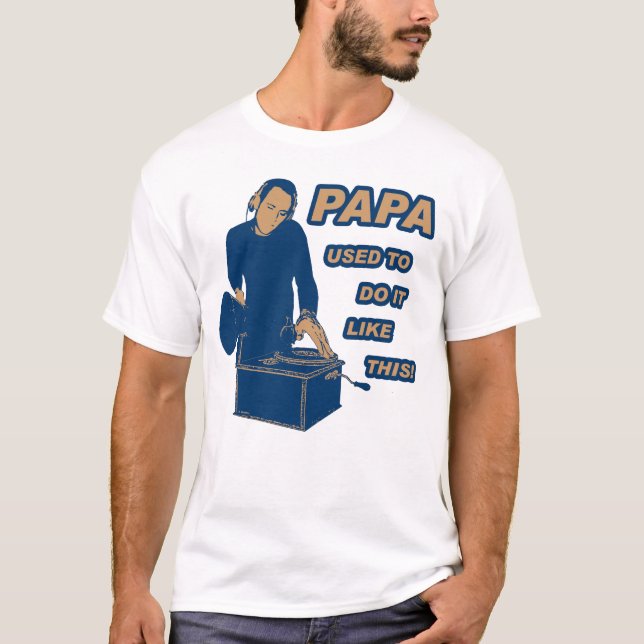 Vintages DJ T-Shirt (Vorderseite)