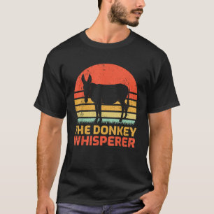 Vintages Donkey Whisperer Retro Donkey T Shirt