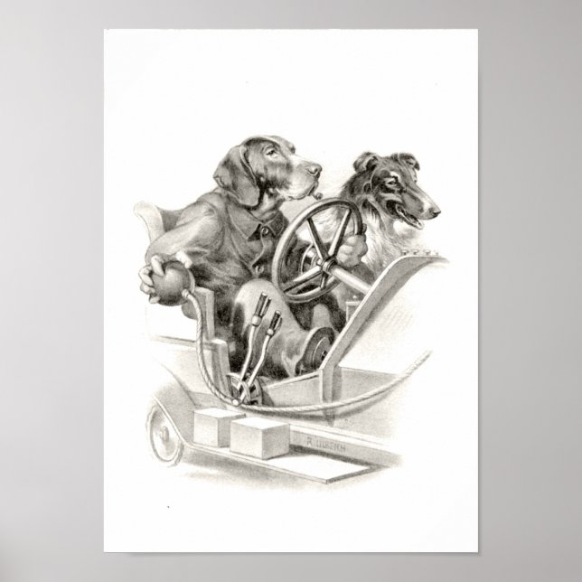 Vintages Dosenplakat Poster (Vorne)