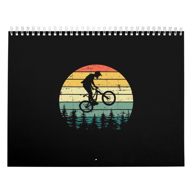 Vintages Downhill MTB Mountainbike Kalender (Titelbild)