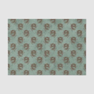 Vintages Drachenmuster Seidenpapier