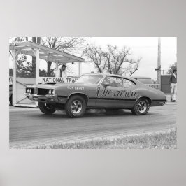 Vintages Drag Racing - 1970 Olds 442 Chesrown Poster