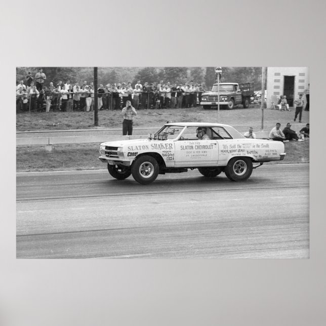Vintages Drag Racing - Slaton Shaker Chevelle A/FX Poster (Vorne)