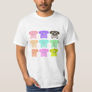 Vintages Drehskalatelefon T-Shirt