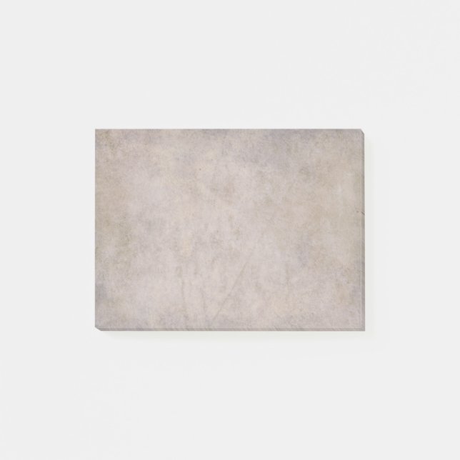 Vintages dunkles Pergamentpapier Post-it Klebezettel (Vorderseite)